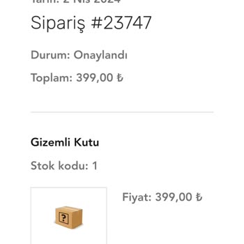 Sakaoğlu Store Siparişim Hakkında Dönüş Yapılmıyor.