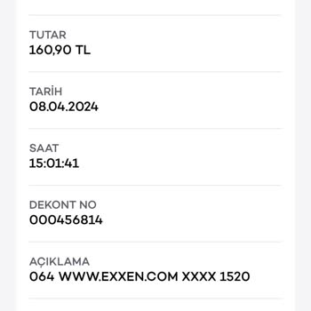 Exxen Para Kesintisi Hakkında