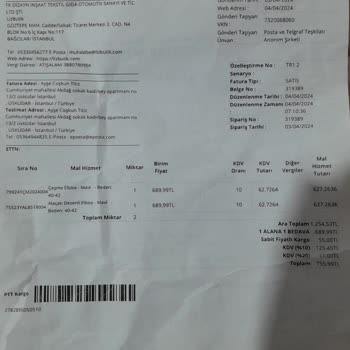 Lizbutik.com İade Talep Ediyorum