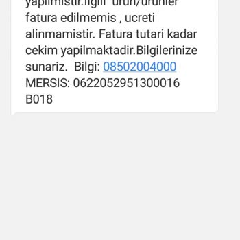 Migros İademi Yapmadı. 15 Gün Olmasına Rağmen Arayan Da Olmadı.