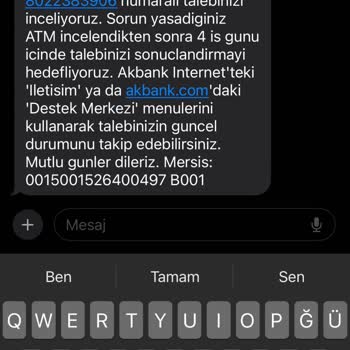 Akbank ATM Si Paramı Yuttu