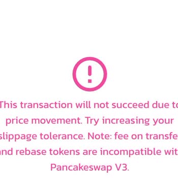 PancakeSwap Uygulamasından Alınan Omni İsimli Coini Şikayet.