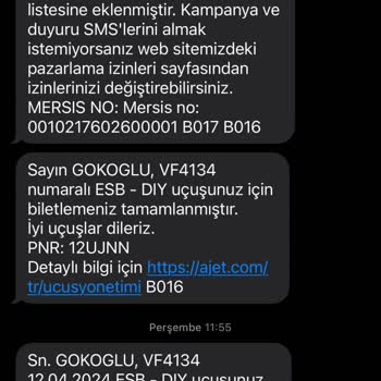 AJet (Anadolu Jet) Uçağa Alınmama Mağduriyete Yardımcı Olunmama