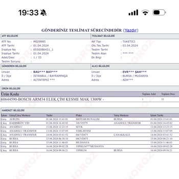 Bauhaus Online Sipariş Pişmanlıktır