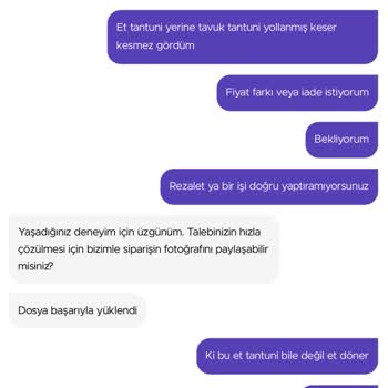 Getirde Yanlış Ürünün Arkasında Durmamaları!
