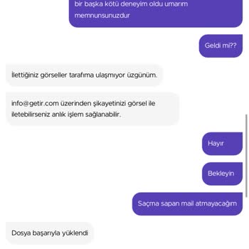Getirde Yanlış Ürünün Arkasında Durmamaları!
