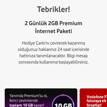 Vodafone Hediye Çarkı Aldatmacası