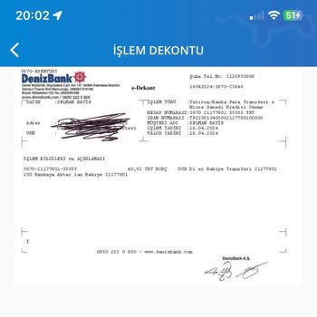 Denizbank Habersiz Para Kesintisi