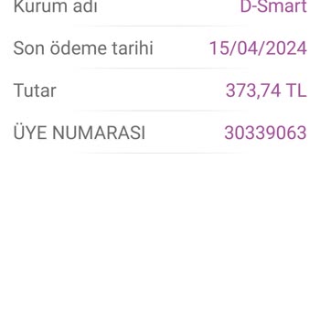 DSmart Fatura Usulsüzlüğü