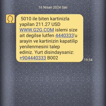 Gsg.com Bilgim Dışı Para Çekimi