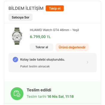 Hepsiburada Yanlış Ürün Gönderimi