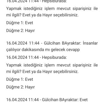 Hepsiburada Yanlış Ürün Gönderimi