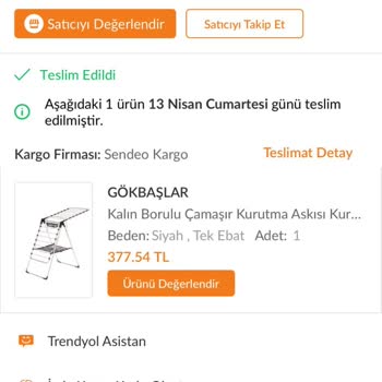 Trendyol İademi İptal Etti