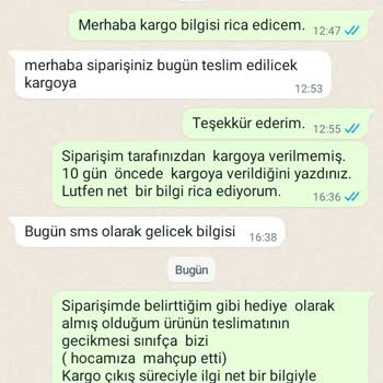 Tomsking Firmasının Bilgisine. Teslimat Ya Da İademi Rica Ediyorum.