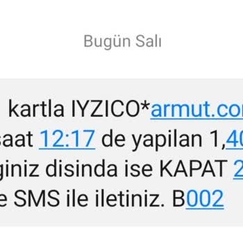 Armut Uygulamasının Kredi Kartımdan İzinsiz Ve Habersiz Para Çekmesi