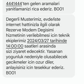 Türk Telekom Modem İade Ve Değişim Yapmıyor