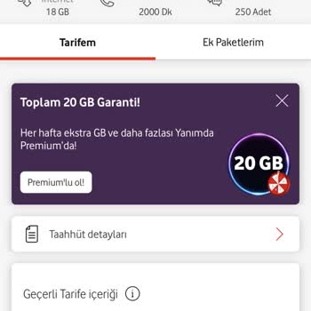 Vodafone Red Avantajlarımı Kullanamıyorum