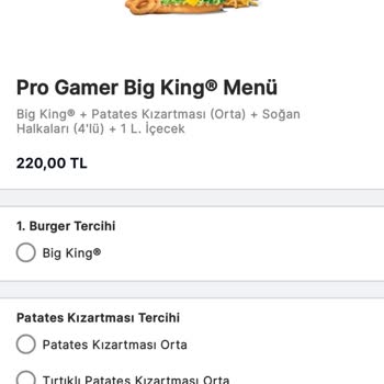 Burger King Migros Yemek Üzerinden Verdiğim Siparişten Zehirlendim