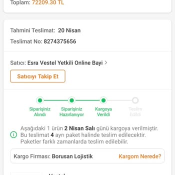 Trendyol 52.000 Tl Lik Beyaz Beyaz Eşya Teslim Edilmemesi