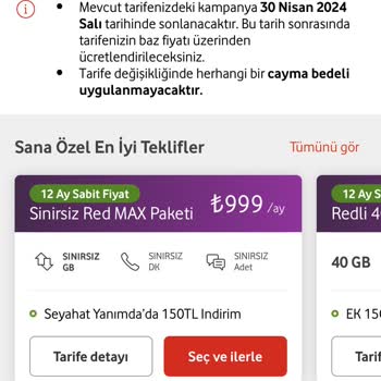 Vodafone Fahiş Fiyat Politikası