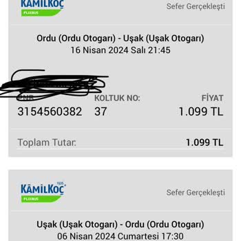 Kamil Koç Kadın Erkek Yan Yana Bilet Kesilmesi