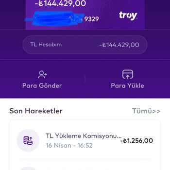 Param Eksi Bakiye Sorunu