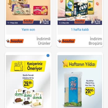 Başdaş Market Broşür Farklı Markette Fiyatlar Farklı