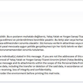 Yataş Firmasından Aldığım Yatağı İade Edemiyoruz, Firmaya Ulaşamıyoruz