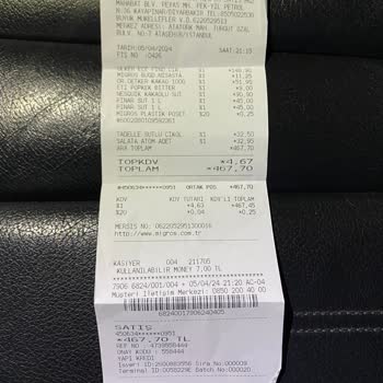 Migros Kredi Kartından İki Çekim Yaptı Ve İlgilenmiyor.