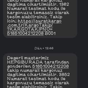 Lüleburgaz Sürat Kargo Da Eve Gelemeyen Kargo