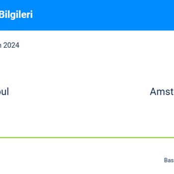 THY Ankara-Amsterdam Aktarmalı Uçuşta Yaşanan Sorunlar