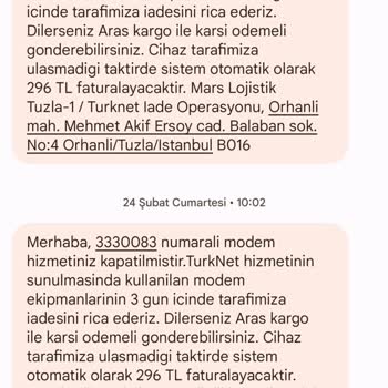 TurkNet İptal Ettim Haksız Ceza