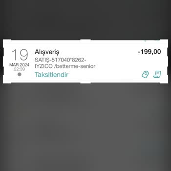 Betterme Hesaptan İzinsiz Para Çekme