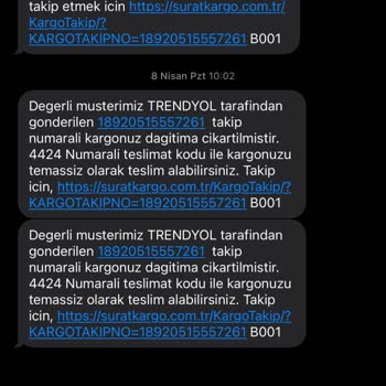 Sürat Kargo Ürünüm Teslim Edildi Diyor Fakat Elime Ulaşmadı