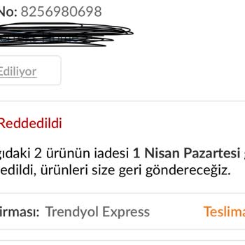 Trendyol Kuryesi İade Kargoları Karıştırdığı İçin İadem Sağlanmıyor