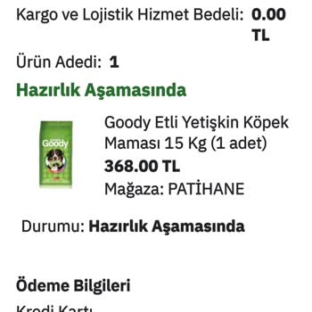 Patihane Bayram Öncesi Siparişim Hala Hazırlık Aşamasında!