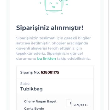 Shopier Üye Olmadan Sipariş İptali Ve İade Talebi