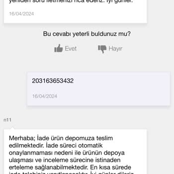 N11 Para İade Sorunu!
