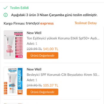 New Well Güneş Kremi Faciası