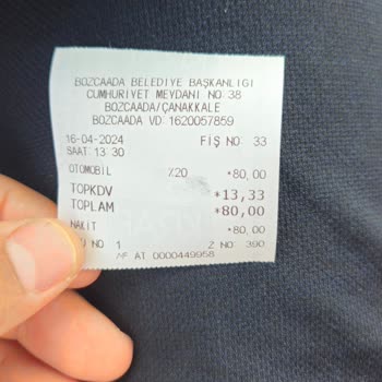 Bozcaada Belediyesi Bozcaada Ada Çevre Düzenleme Parası