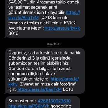 Aras Kargo Cennet Hala Sıkıntı Devam Ediyor