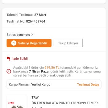 Trendyol İade Sorunu Ve Müşteri Temsilcisi Eksikliği
