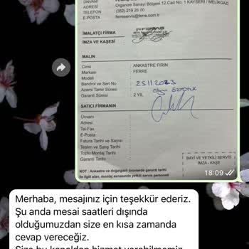 Ferre Müşteri Memnuniyetsizliği: Yeni Fırında Yaşanan Sorunlar