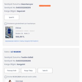 Madmext Firması 17 Günde Ürünü Kargoya Veremiyor Ve Siparişi İptal Ed.