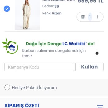 LCW Online Mağaza İndirim Hatası