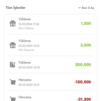 Şok Win Hesap Bakiye Eksikliği.