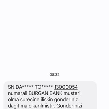 On Bank Müşteriniz Olmak İstemiyorum