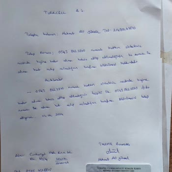 Turkcell Evrak Talep Ediyorum Kimse İlgilenmiyor