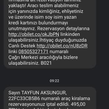 Obilet İsbilmez Firmalarla Çalışıp İnsanları Mağdur Ediyor