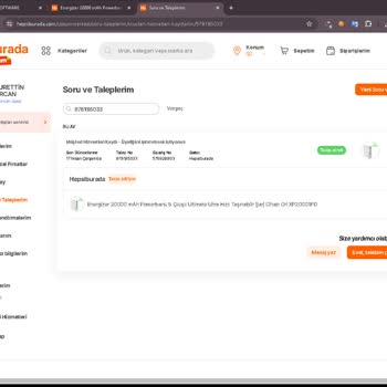 Hepsiburada Energizer 20000 Mah Powerbank